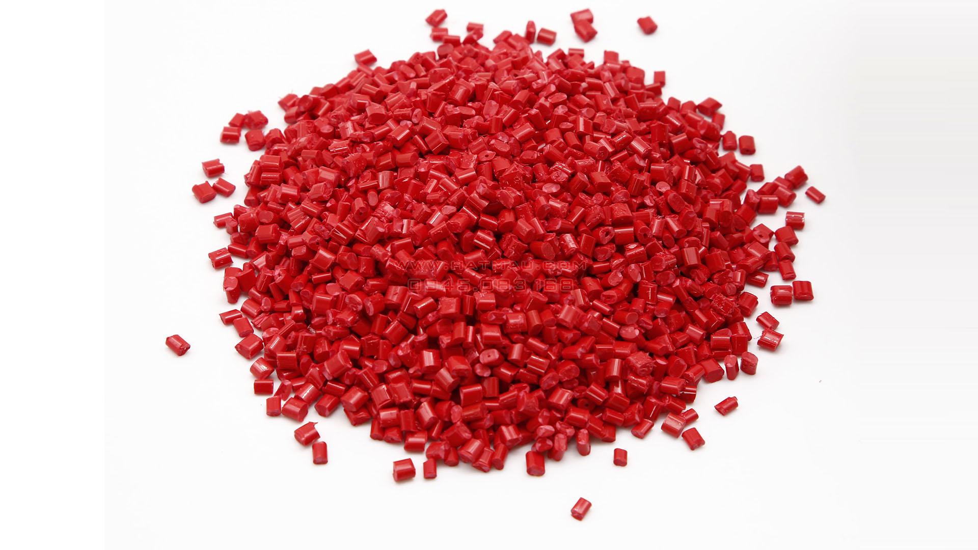 Hạt nhựa màu đỏ PP Hạt nhựa màu đỏ PP